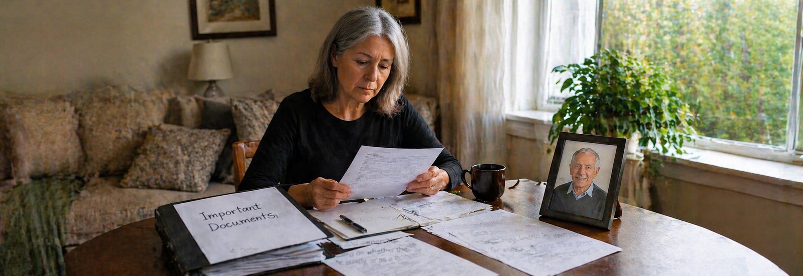 How to Handle Paperwork After Spouse Dies